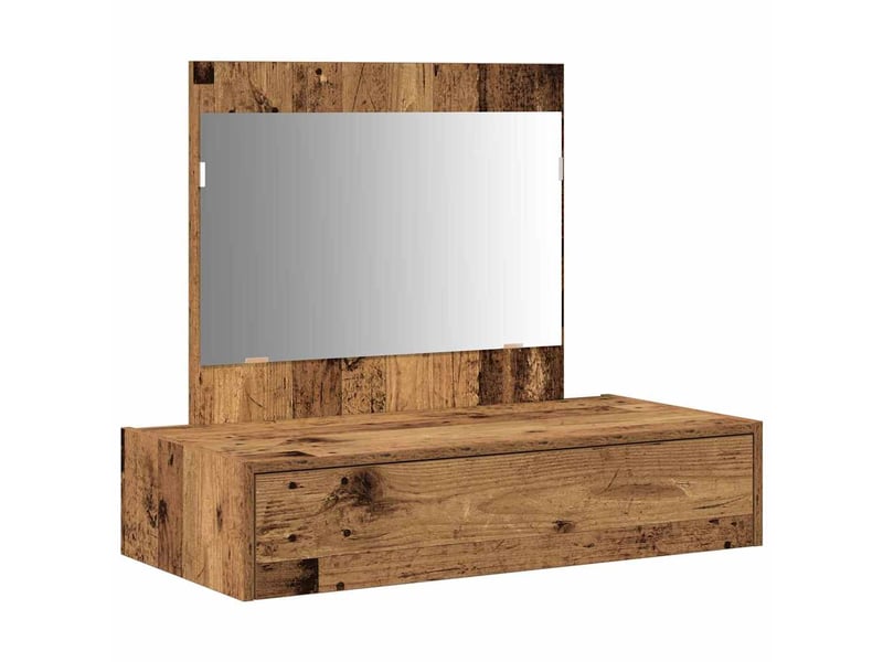  Coiffeuse, table de toilette marron 83x40x70 cm bois d'ingénierie shl47500  - Conforama A