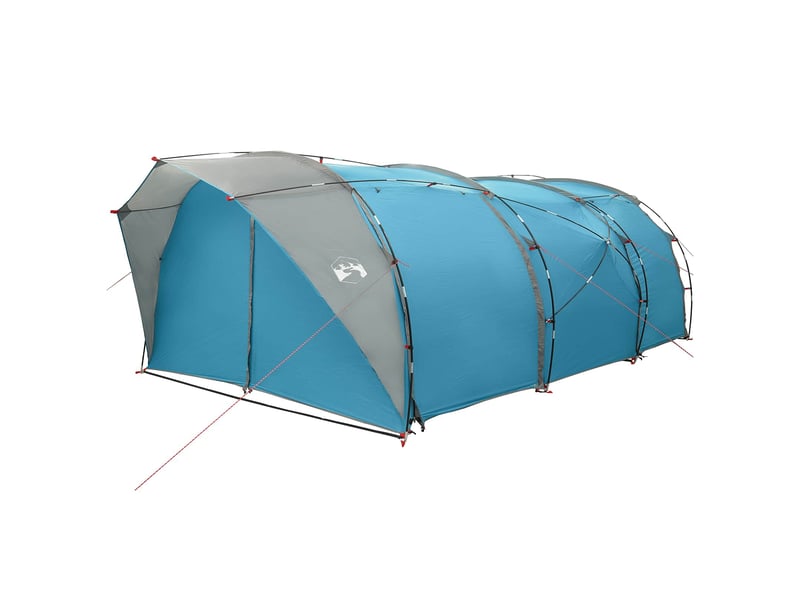  Tente tunnel, tente de camping 6 personne bleu polyester 185t avec revêtement pu  - Conforama D