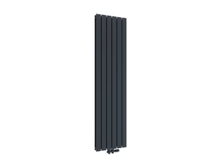 Emke radiateur eau chaude en acier tube plat radiateur mural anthracite 180 x 46 cm 1624w double couche