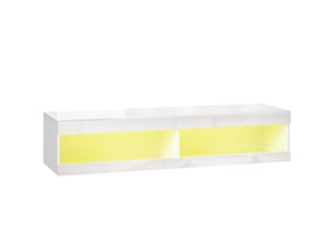 Meuble tv coloris blanc 140 cm <strong></strong> <strong></strong>
