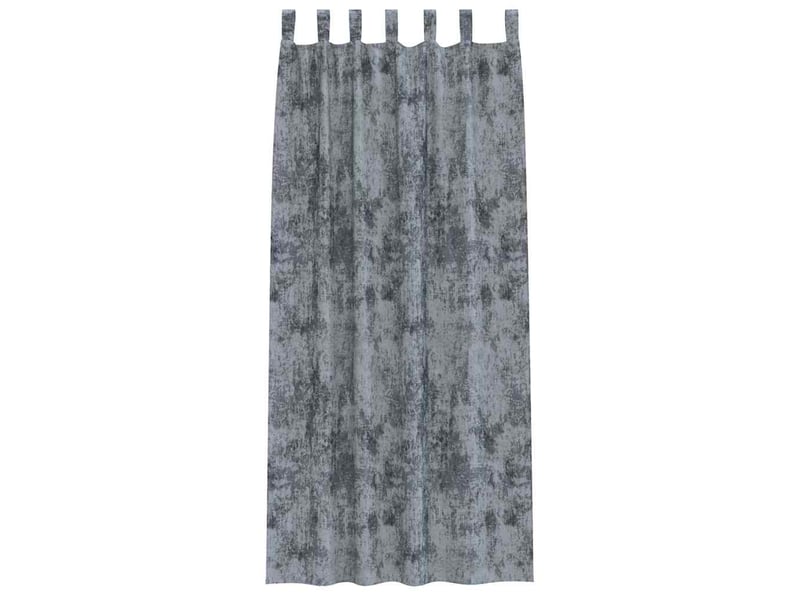  Lot de 2 rideaux en velours, rideaux de fenêtre gris argenté 245 x 140 cm velours cf44222  - Conforama D