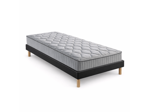 Ensemble matelas et sommier 80x190 cm Ressorts ensachés KING OF DREAMS gregnoir-mathieu-80x190-noir soutien Ferme épaisseur 20 cm