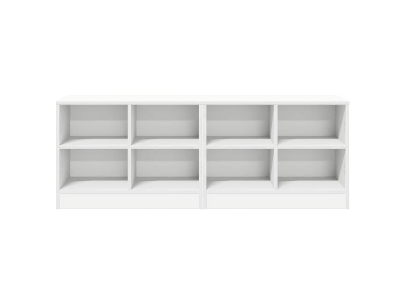 Armoire de lit 2 pièces blanc 66x33x48 cm bois d'ingénierie  - Conforama E