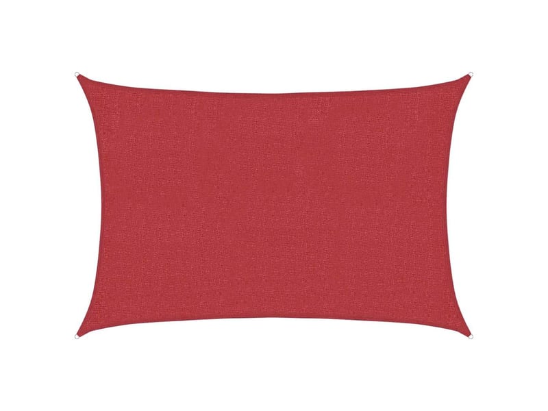  Voile d'ombrage - voile d'ombre - voile parasol 160 gm² rouge 2x3 m pehd  - Conforama A