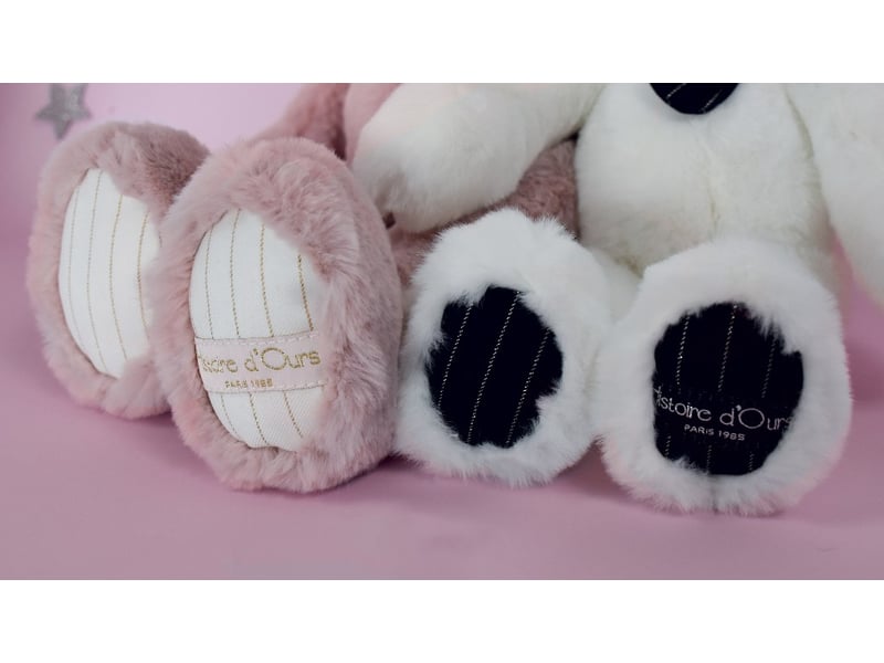  Peluche ours ivoire pretty chic - 40 cm  - Conforama B