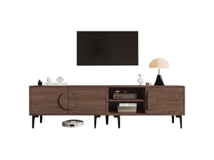 Meuble tv coloris marron <strong></strong> <strong></strong>