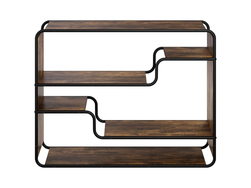  Buffet salon, buffet de rangement chêne fumé 98x37,5x75,5 cm bois d'ingénierie  - Conforama C