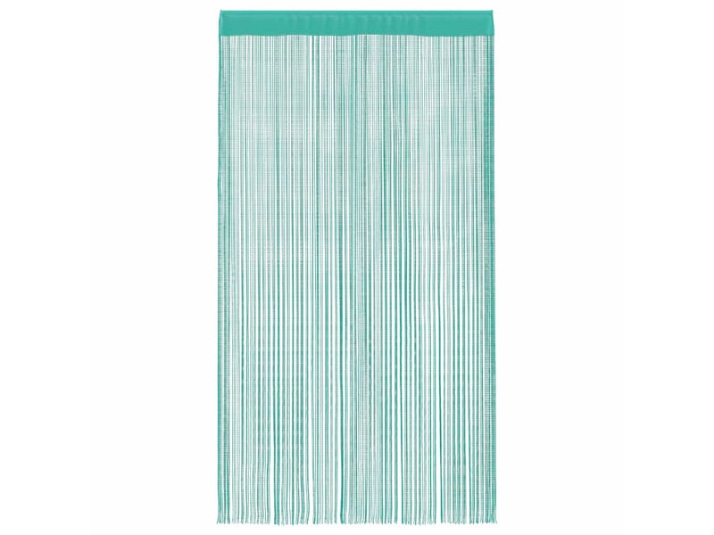  Lot de 2 rideaux à fils, rideaux de porte turquoise 100x250 cm cf44138  - Conforama D