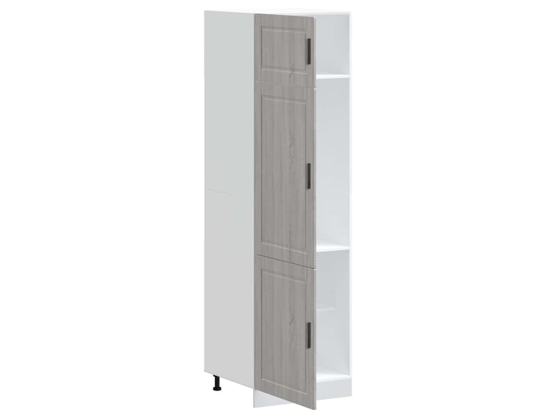  Meuble de rangement, armoire de cuisine porto sonoma gris bois d'ingénierie shl2525  - Conforama D