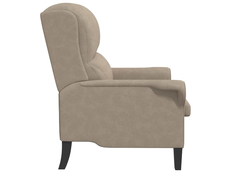 Vidaxl fauteuil taupe 76 x 94 x 102 cm microfibre - Conforama E