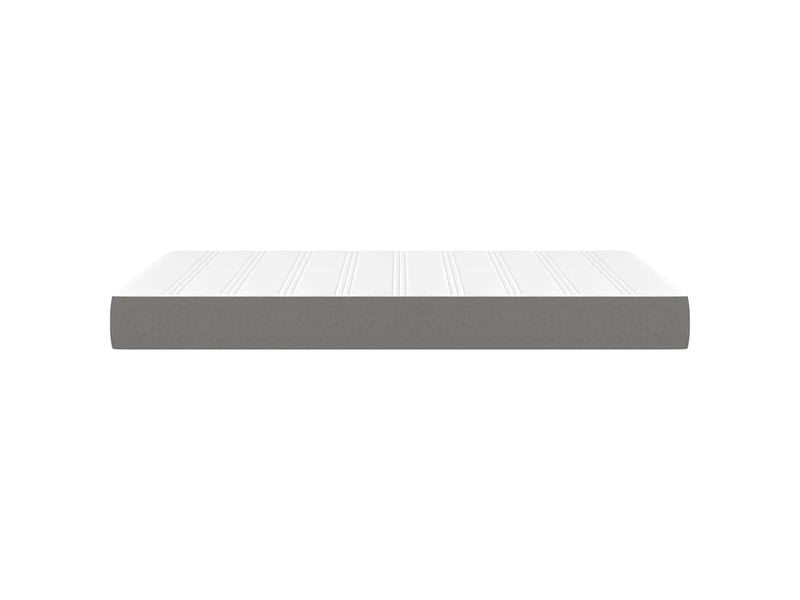  Matelas de lit à ressorts ensachés fermeté moyenne gris foncé 120x200x20 cm  - Conforama D