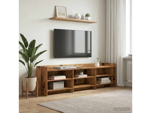 Meuble tv coloris marron 168 cm <strong></strong>  <strong></strong>