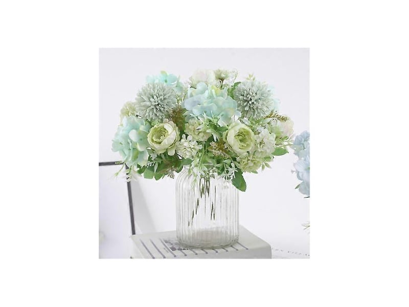  Fleur artificielle pivoine imitation, vive, imperméable et inaltérable, pour chambre à coucherchampagne, blanc  - Conforama D