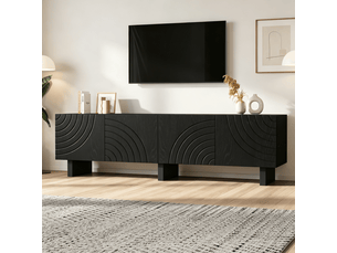 Meuble tv coloris noir
