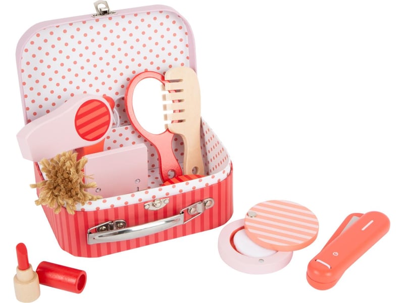  Coffret de maquillage et de coiffure retro en bois 11776 - Conforama A