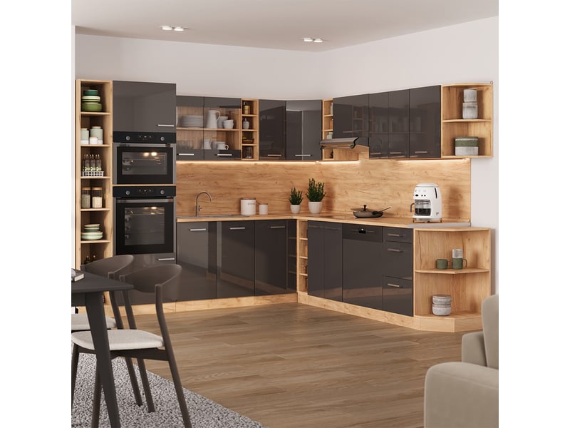  Vicco etagère de cuisine, chêne doréchêne doré, 30cm mit 2 fächern  - Conforama D