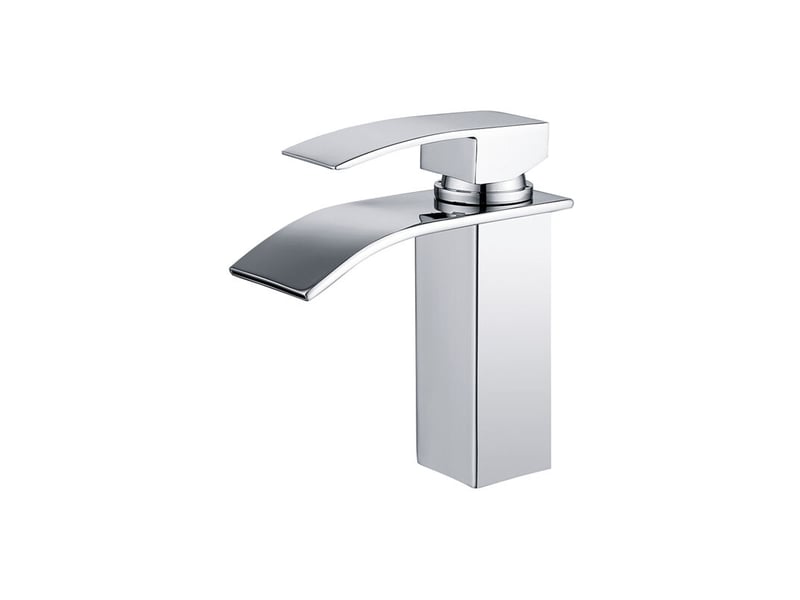  Robinet salle de bain cascade mitigeur de lavabo en laiton robinet à deux voies chromé design moderne PPL000876TBY - Conforama A