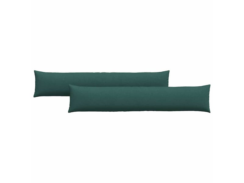  Lot de 2 coussins de canapé, coussins décoratifs tissu vert foncé 200 x 40 cm cf58984  - Conforama A
