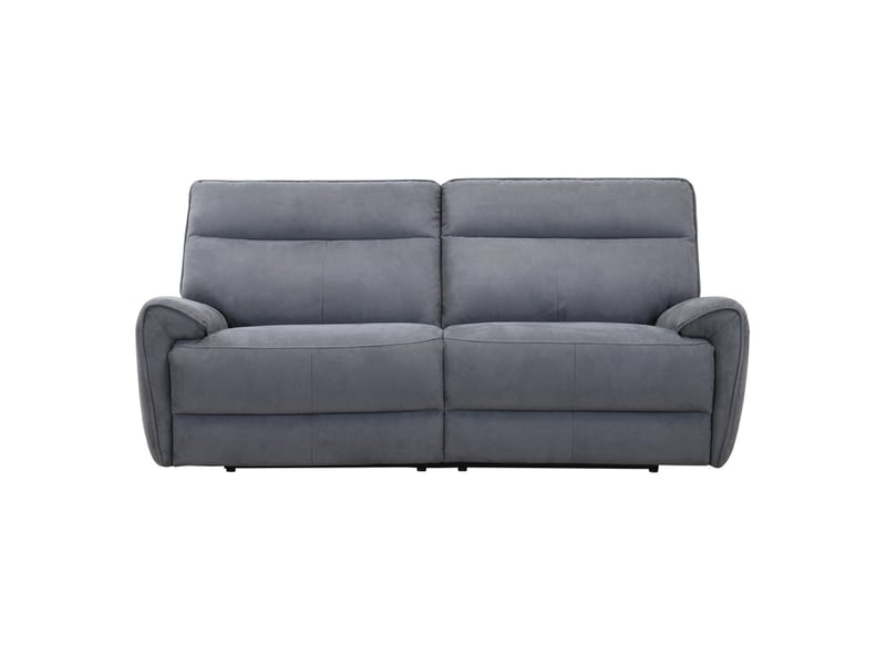  Canapé relax motorisé 3pl tissu microfibre gris anthracite – connor  - Conforama C