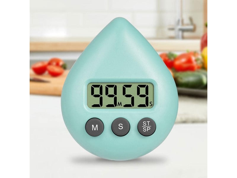  Lot de 2 minuteurs de douche numériques pour enfants et adultes, minuteur étanche avec alarme et ventouse, la cuisine, la salle de bain none - Conforama B