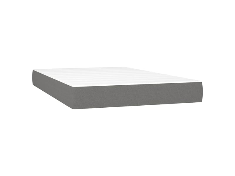  Matelas de lit à ressorts ensachés fermeté moyenne gris foncé 120x200x20 cm  - Conforama A