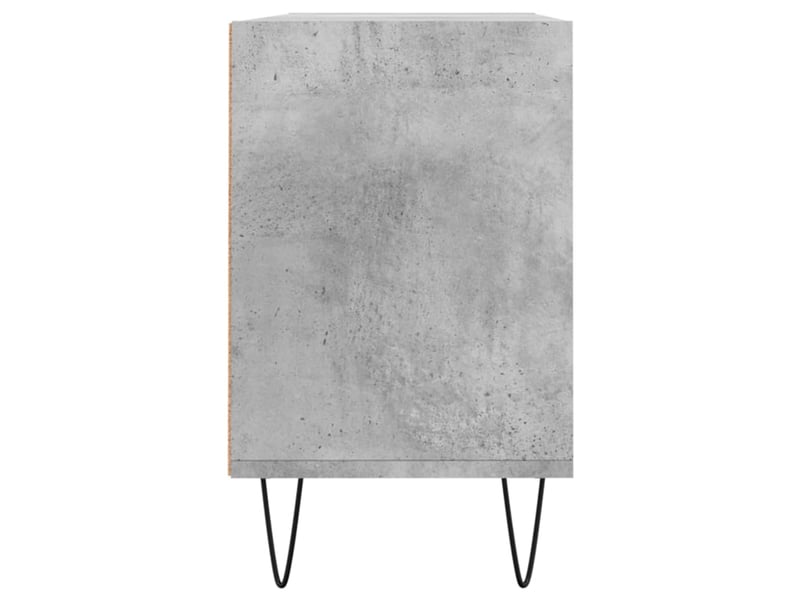  Meuble tv - banc tv - meuble de rangement gris béton 103,5x30x50 cm bois d'ingénierie  - Conforama E