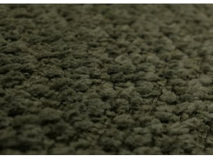 Lot de 6 chaises de salle à manger pivotantes à 180° avec retour automatique et accoudoirs tissu bouclé vert et fer aspect bois 04_0008817