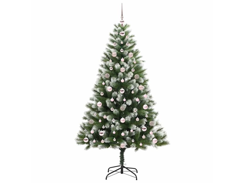  Sapin de noël - arbre de noël artificiel avec neige artificielle 300 led  - Conforama D