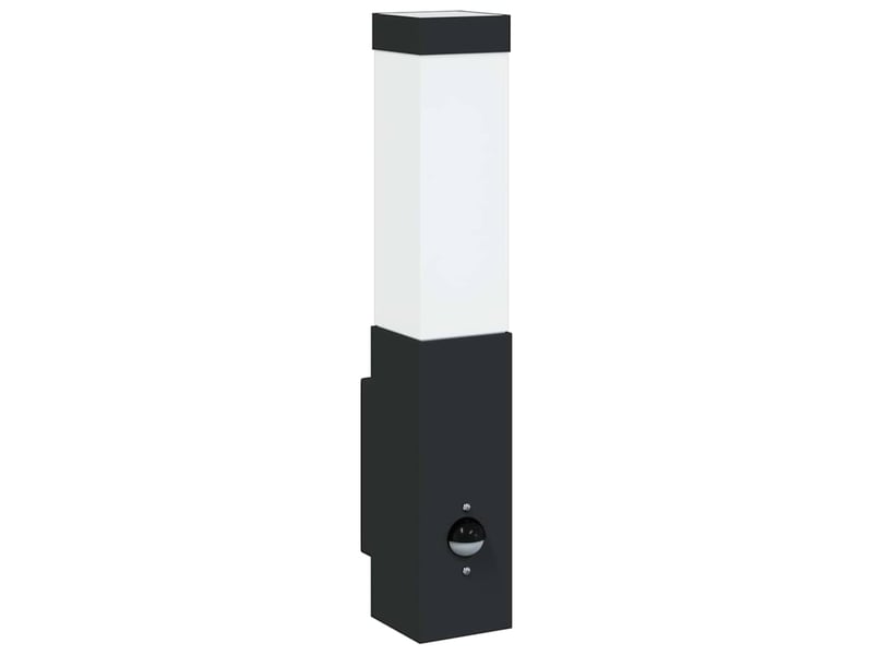  2 pièces applique murale extérieure noir 10.5x6x33 cm shl58948  - Conforama D