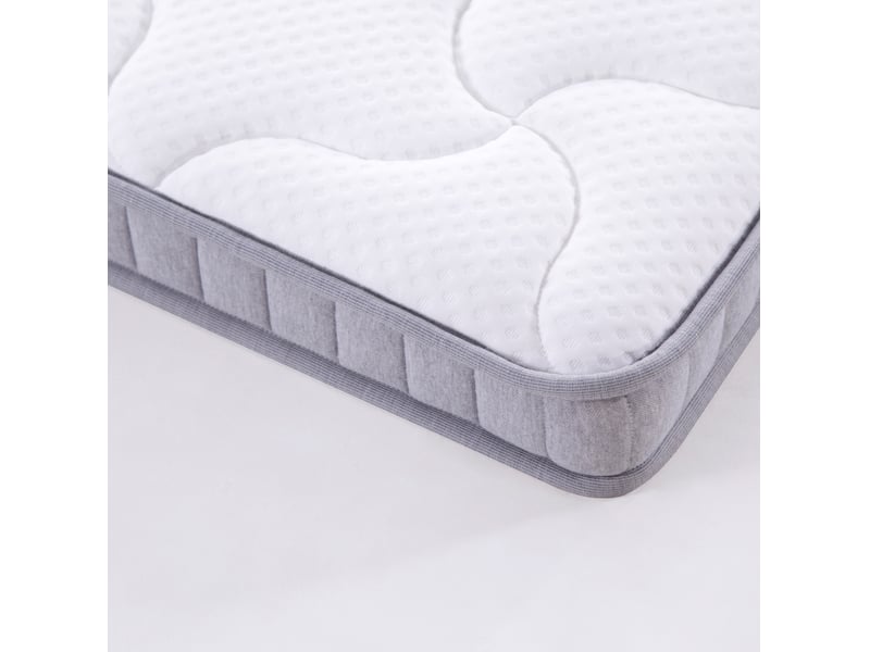  Matelas à ressorts ensachés 7 zones 140x200x10 cm – blanc – soutien ferme h3, mousse mémoire d'appoint  - Conforama D