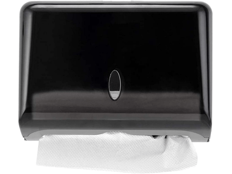  Distributeur de papier essuie-tout mural sans contact, sans perçage, étanche à l'eau et à la poussière, noir  - Conforama A