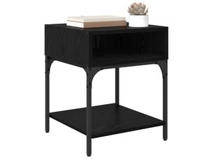 Table de chevet - cabinet de chevet - table de nuit 2 pc chêne noir 40 x 40 x 50 cm
