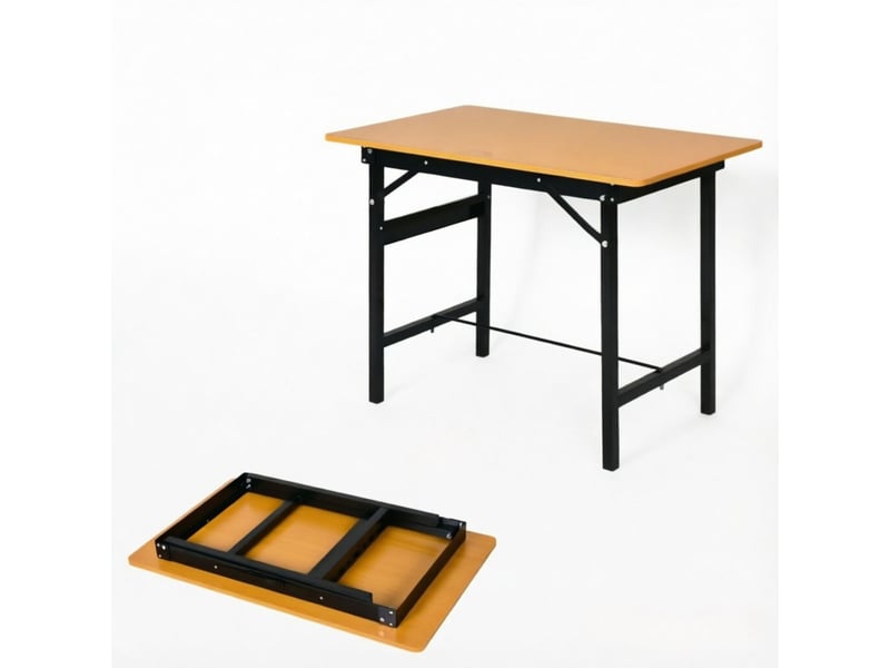  Table basse structure pliable usage multifonctionnel format compact  - Conforama A