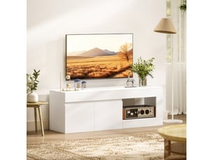 Meuble tv coloris blanc 40 cm <strong>ATELIER CONFORTIEL</strong> <strong></strong>