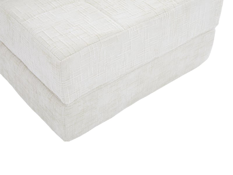  Canapé 1 place convertible en tissu chenille beige - canapé lit 2 en 1 - assise haute résilience - pour salon, studio ou chambre d’amis  - Conforama D