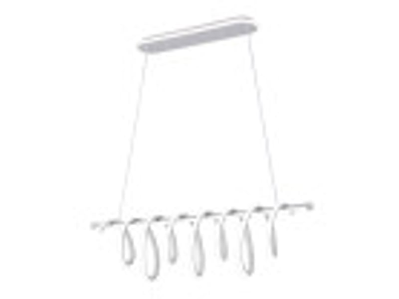  Fabrilamp premium, suspension, moderne, led, 157 w, 13884 lm, 3000-4000-6000 k, blanc, 55-119.5 x 90 x 15 cm 250292001 - Conforama B