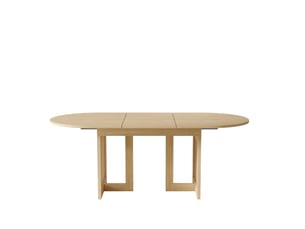 Table à manger extensible, chêne, 150200 × 90 cm, 6-8 personnes, coins arrondis, plateau épais, pieds en rotin