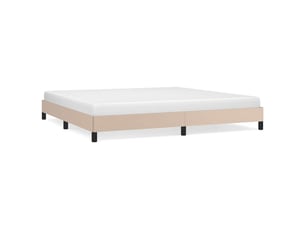 Lit 2 places 200x200 cm    coloris marron