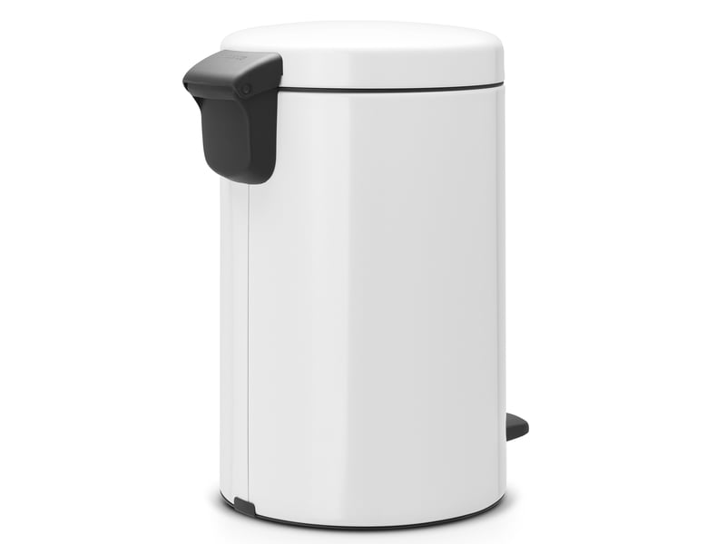Poubelle cuisine 12 L NEW ICON coloris blanc - Conforama D