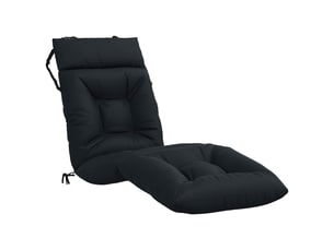 Coussin de transat, coussin pour bain de soleil vianen 100 % polyester bleu foncé cf56289