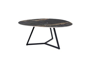 Table basse  coloris noir MEUBLORAMA  - 55 cmx70 cm