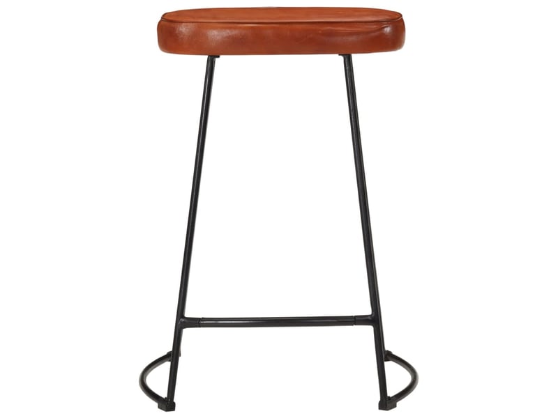  Lot de 2 tabouret de bar, chaise de bar marron foncé 41x29x62 cm shl91394  - Conforama C