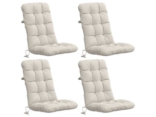 Lot de 4 coussins de chaise à dossier haut vianen cf59346