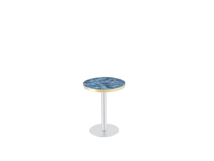 Table basse rond(e) coloris bleu <strong>WISHDOR</strong> <strong></strong> - 60 cmx60 cm