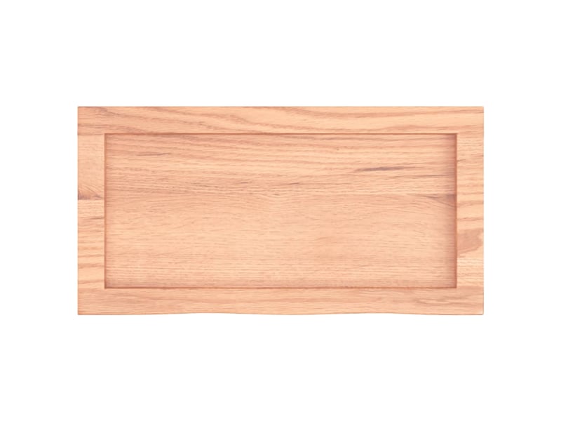  Comptoir de salle de bain, plan de travail marron 60x30x(2-6) cm bois traité cf65803  - Conforama C