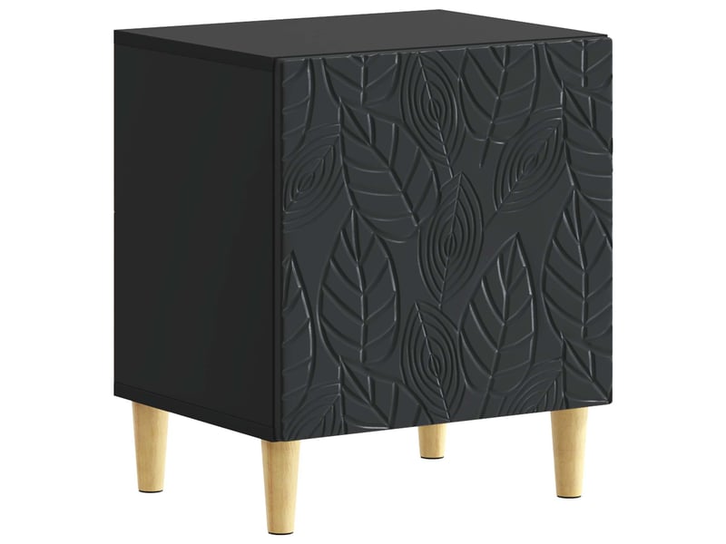  Table de chevet - cabinet de chevet - table de nuit 2 pièces noir 43 x 34,5 x 50 cm  - Conforama C