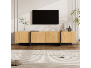 Meuble tv coloris naturel 187 cm <strong></strong>  <strong>OPULERANE TRADING LTD</strong>