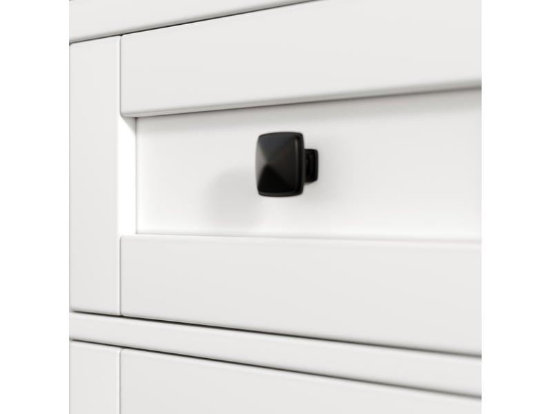  Desserte de cuisine 120x71x98 cm avec table rabattable, led commandée par application, métal et mdf blanc  - Conforama D