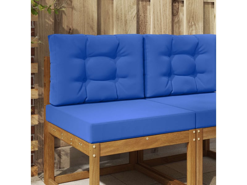 Coussin de canapé d'extérieur, coussin de chaise polyester bleu royal 60 x 60 cm cf54036 - Conforama B