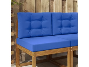 Coussin de canapé d'extérieur, coussin de chaise polyester bleu royal 60 x 60 cm cf54036
